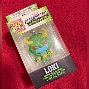 Funko POP Marvel Loki Bobble Head collectible Keychain